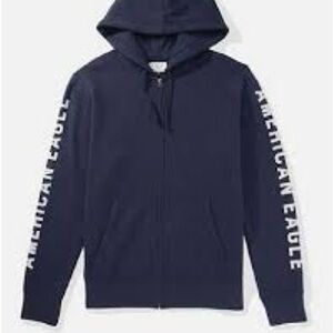 American Eagle Outfitters Men's Navy Hoodie